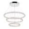 Cwi Lighting Arielle LED Chandelier With Chrome Finish 1042P32-601-3R - alternate 1